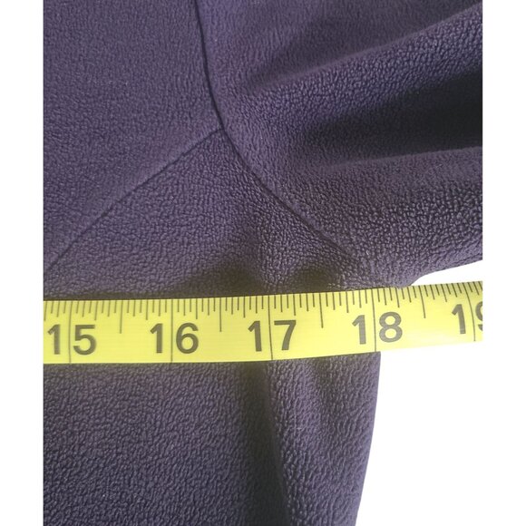 Lilly Pulitzer Women's Size S Purple Zip-Up Fleece Jacket Gold Button Detail - Picture 10 of 14